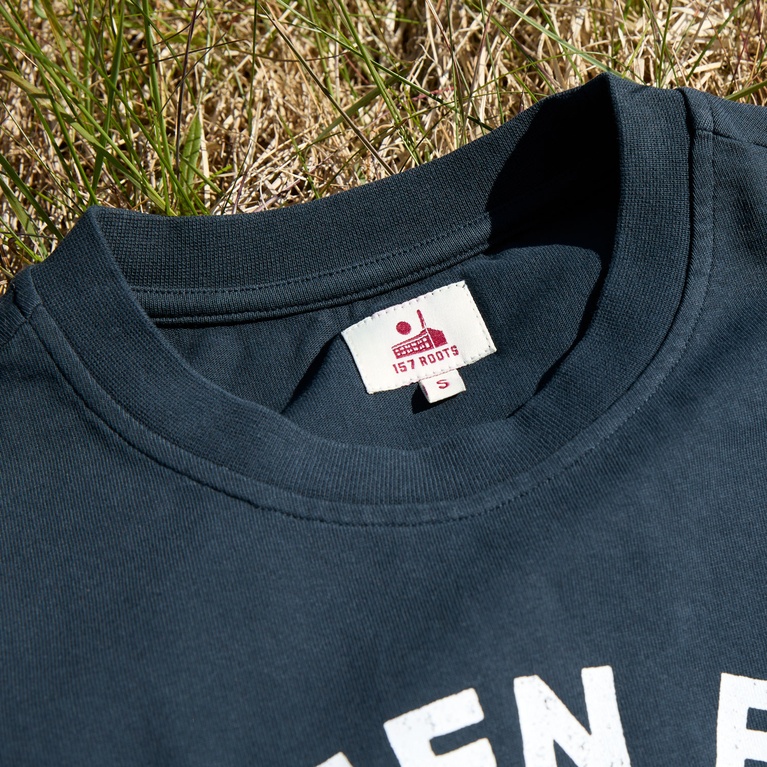Printed Vintage Tee Navy 5